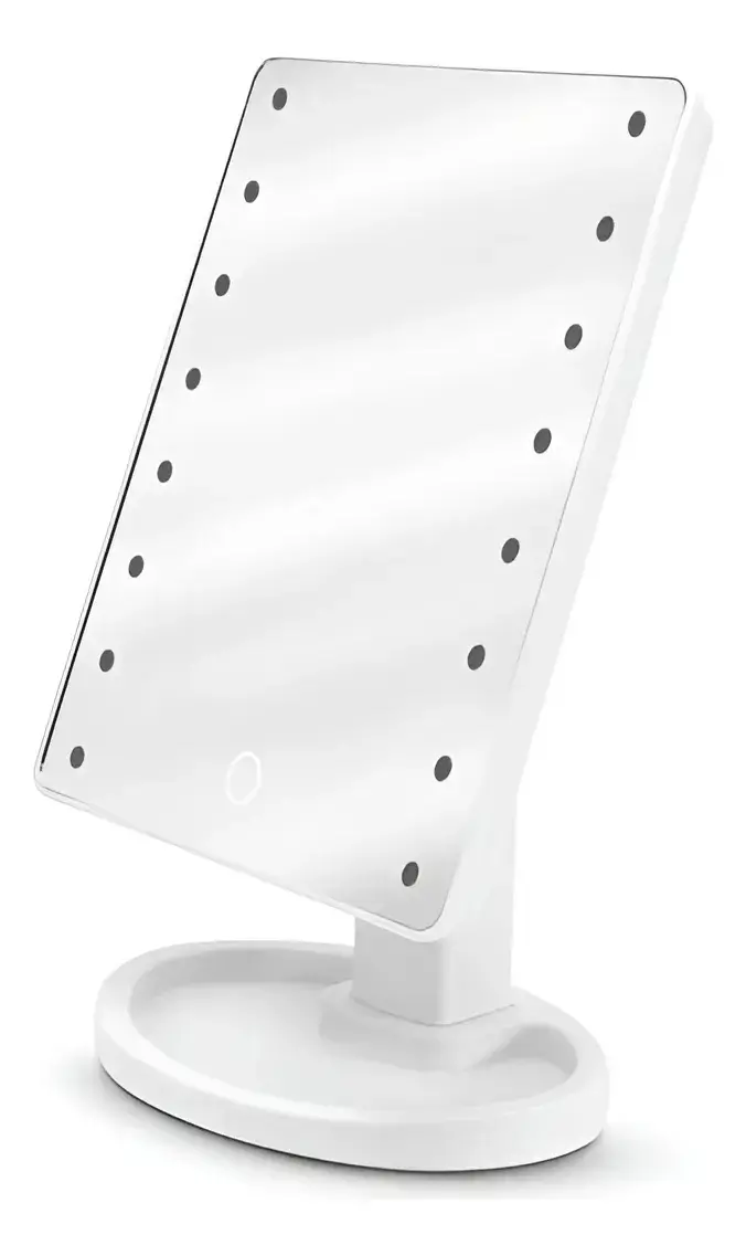 ESPEJO 360 CON LUZ LED AJUSTE DE BRILLO