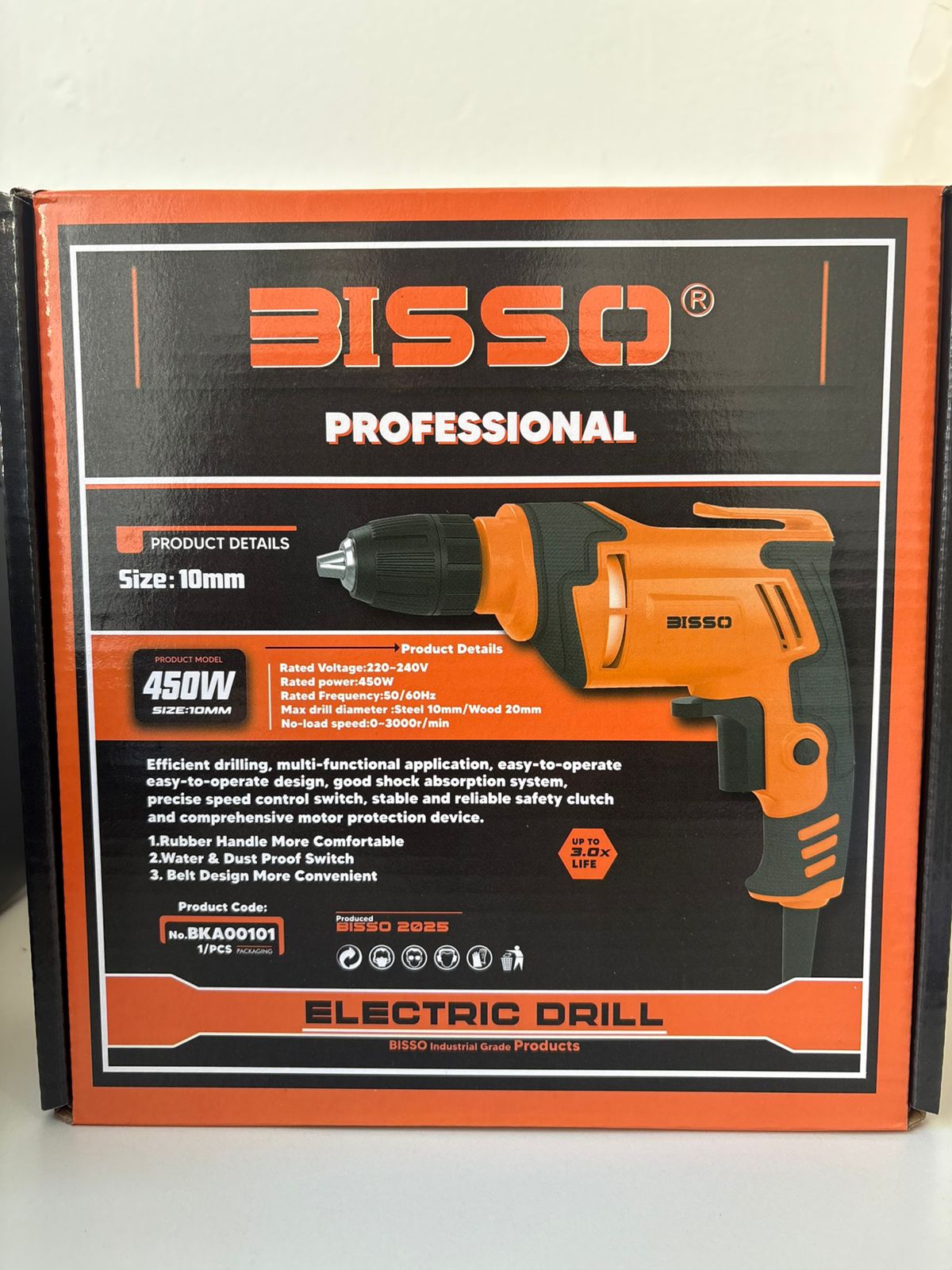 TALADRO ELECTRICO BISSO 450W