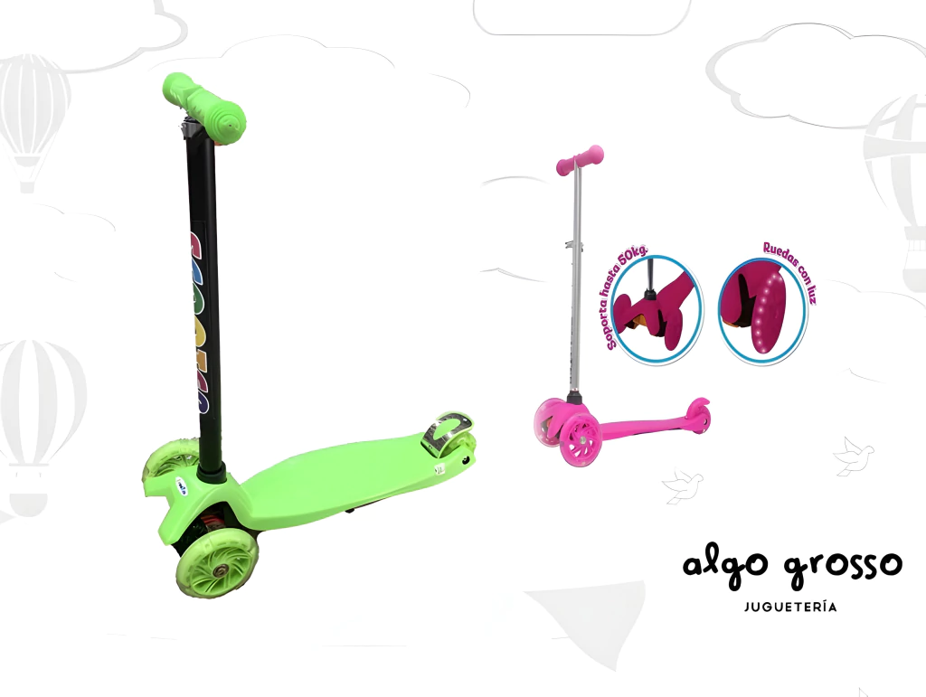 MONOPATIN INFANTIL CALIDAD PREMIUM VARIOS COLORES