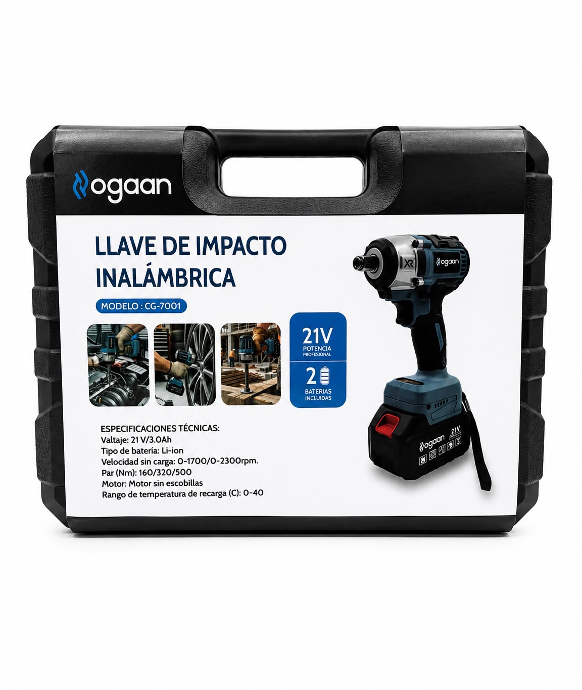 LLAVE DE IMPACTO OGAAN 550NW DE POTENCIA