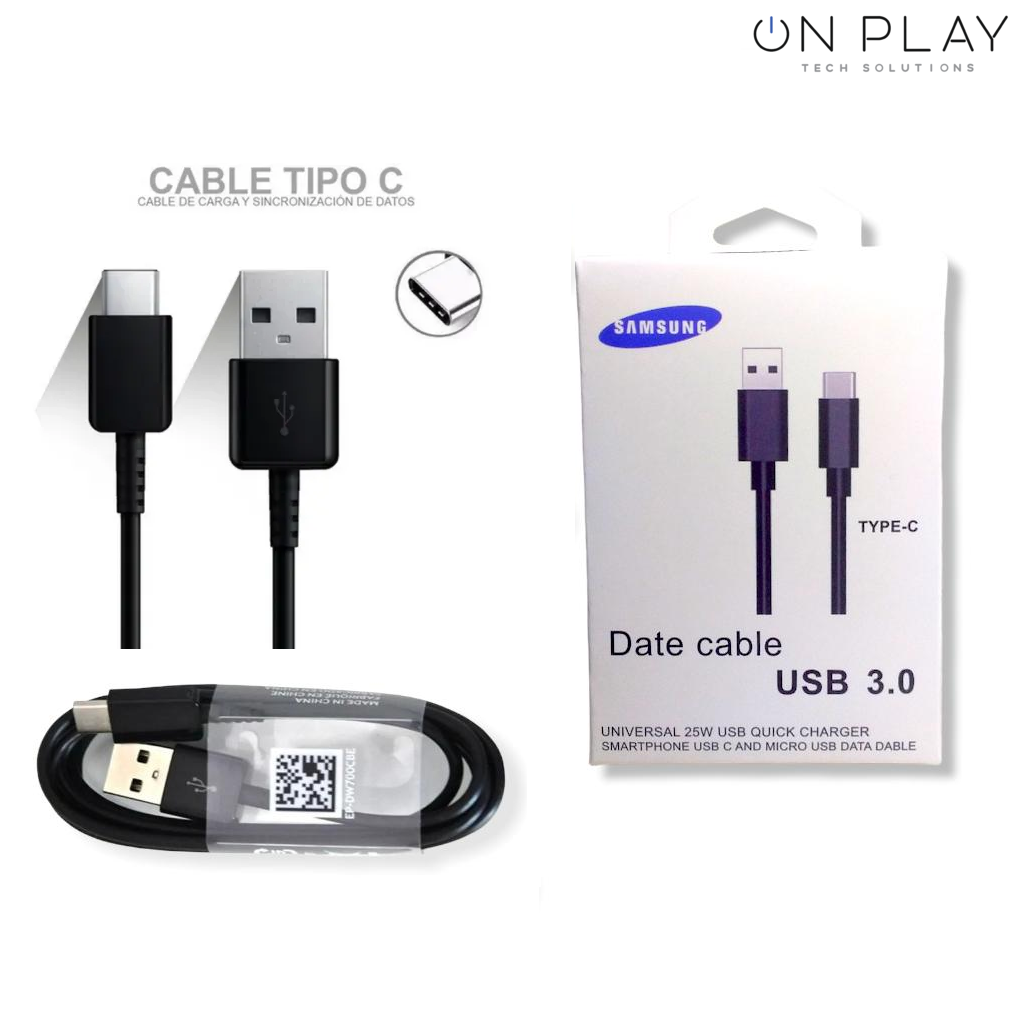 CABLE SAMSUNG TIPO C CARGA RAPIDA 3.0