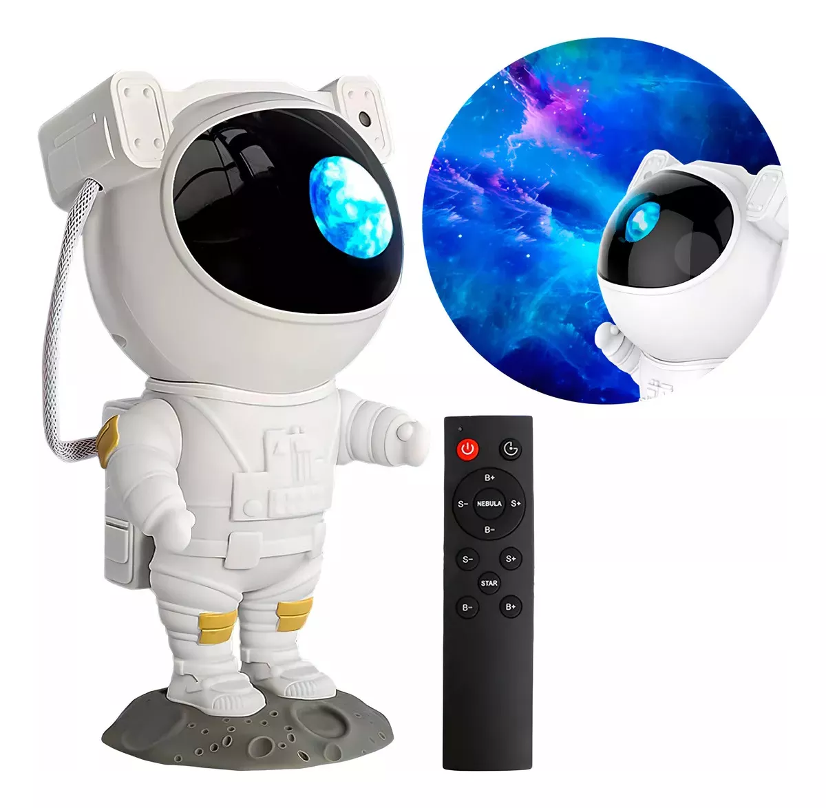PROYECTOR ASTRONAUTA GALAXIA CON CONTROL Cód.: TK0760