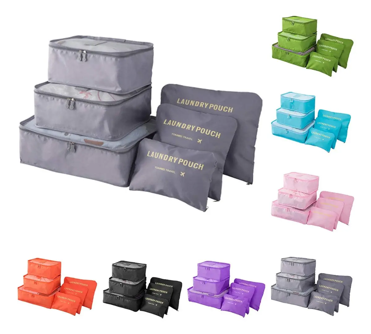 BOLSO ORGANIZADOR NECESER 6 PCS