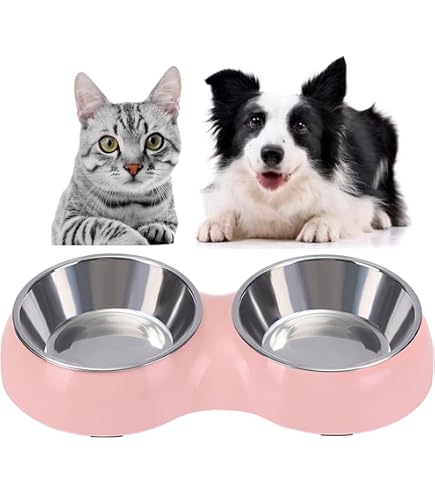 COMEDERO PARA MASCOTAS DOBLE VARIOS COLORES