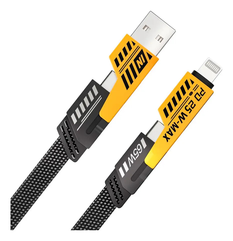 CABLE USB CARGA RAPIDA 4 EN 1