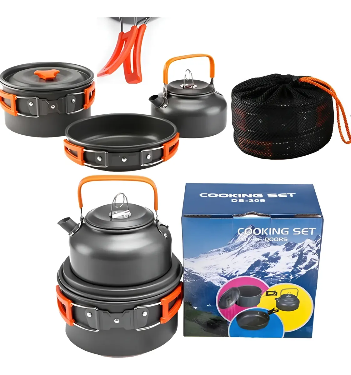 KIT MARMITA CAMPING 800ML