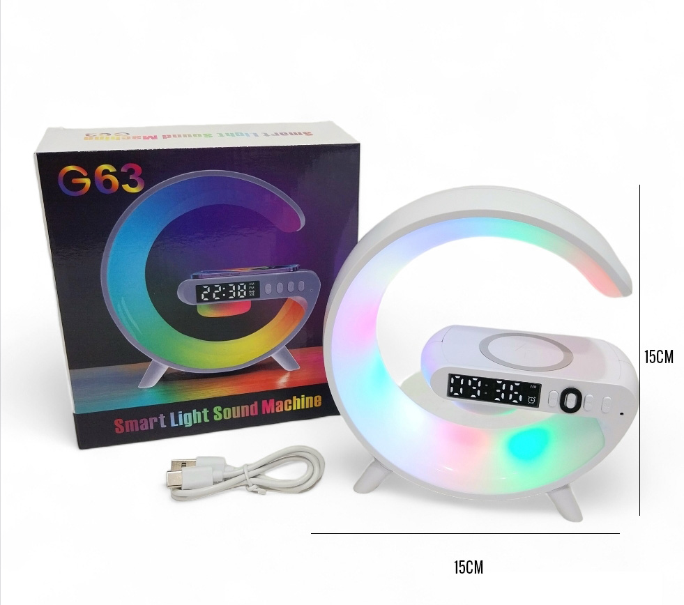 LAMPARA G CON DESPERTADOR Y POWER BANK