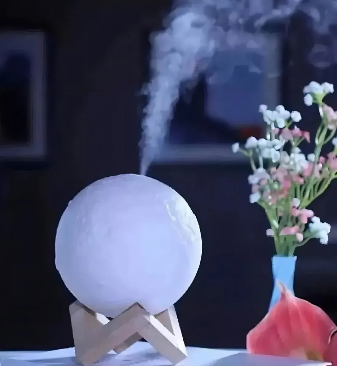 HUMIDIFICADOR VELADOR LUNA