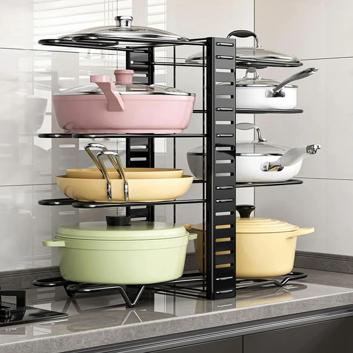 ORGANIZADOR DE COCINA 8 OLLAS