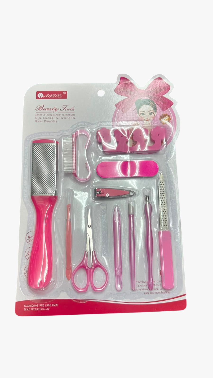 SET DE MANICURA EN BLISTER 11PCS
