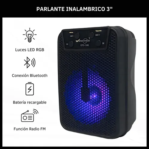 PARLANTE BT 3' GTS-1345