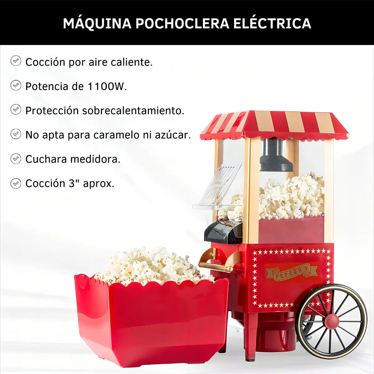 POCHOCLERA HYTOSHY CARRITO ROJO