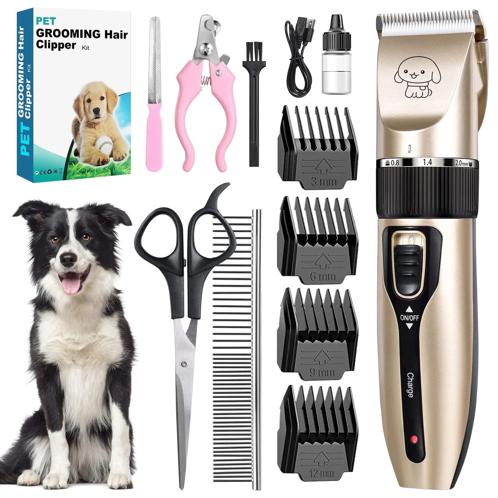 CORTA PELO MASCOTA CON ACCESORIOS