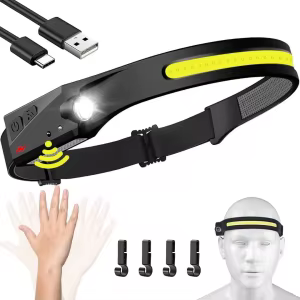 LINTERNA MINERA VINCHA CON SENSOR DE MOVIMIENTO