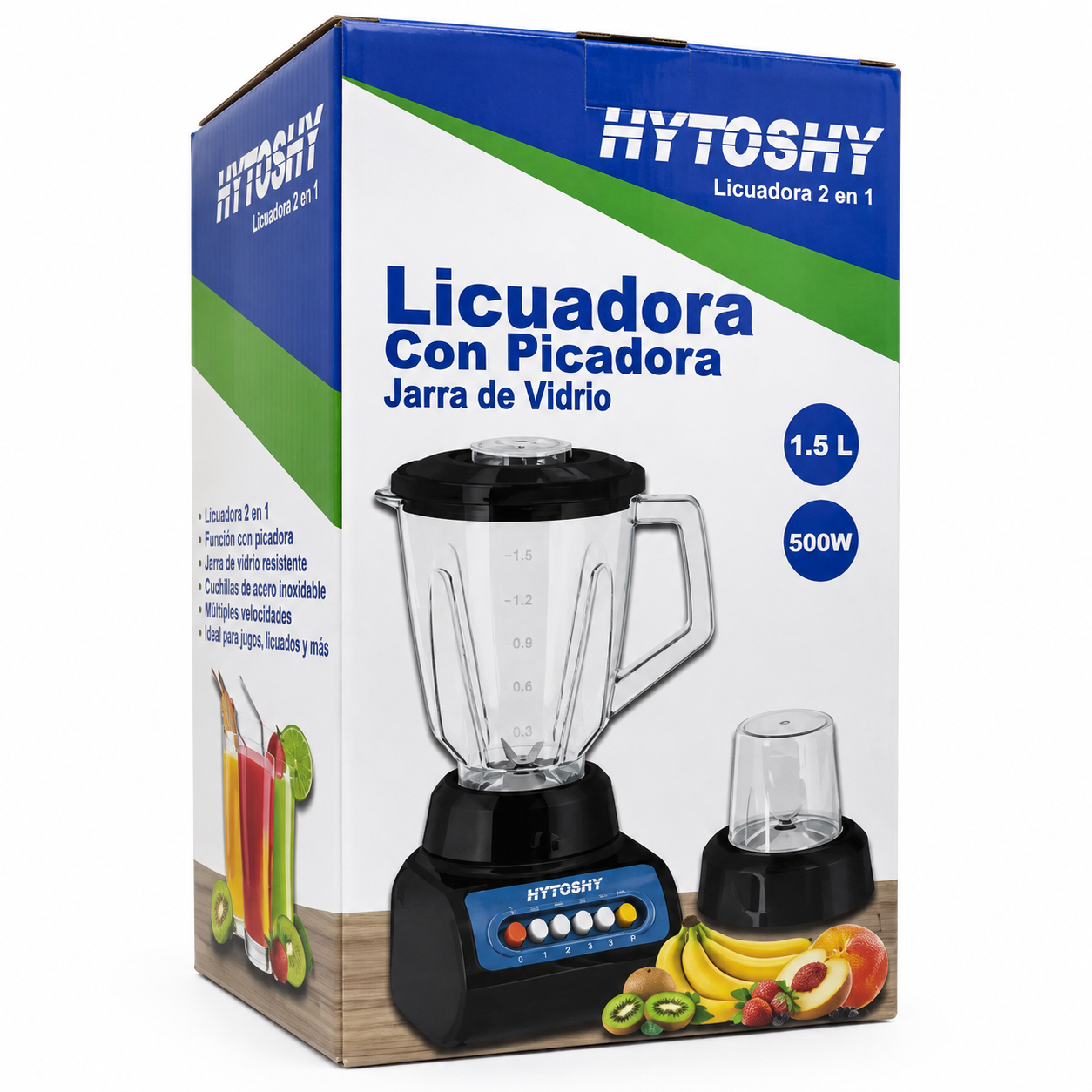 LICUADORA HYTOSHY JARRA VIDRIO