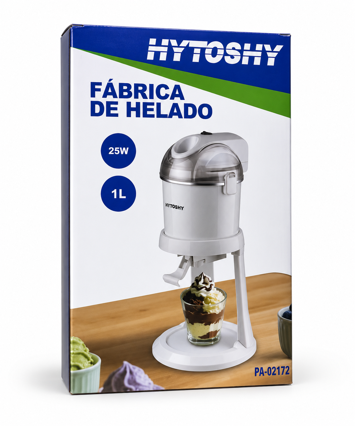 MAQUINA DE HELADO 25W 1L