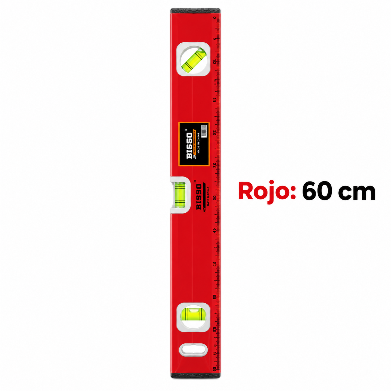 NIVEL 60 CM ROJO