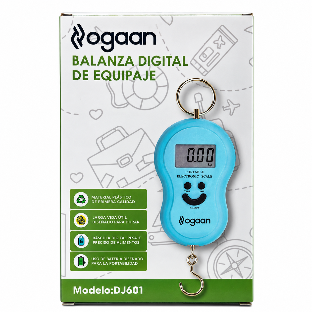 BALANZA DE 50KG PARA VIAJE