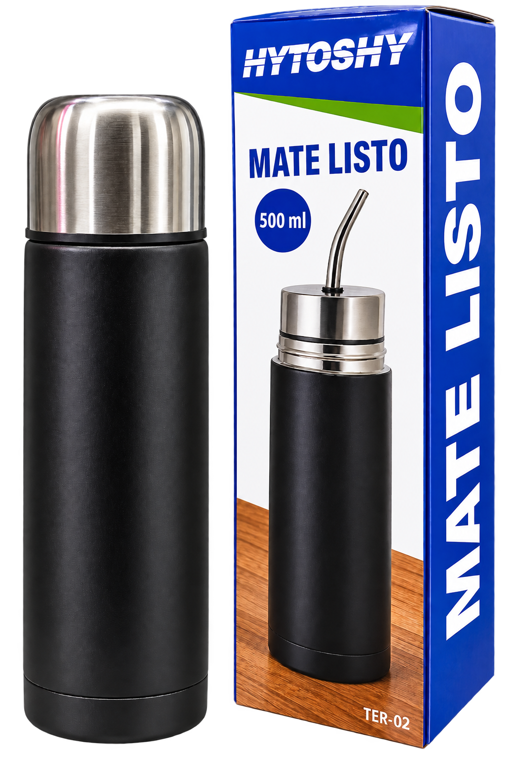 TERMO MATE LISTO VARIOS COLORES Cód.: TER-02
