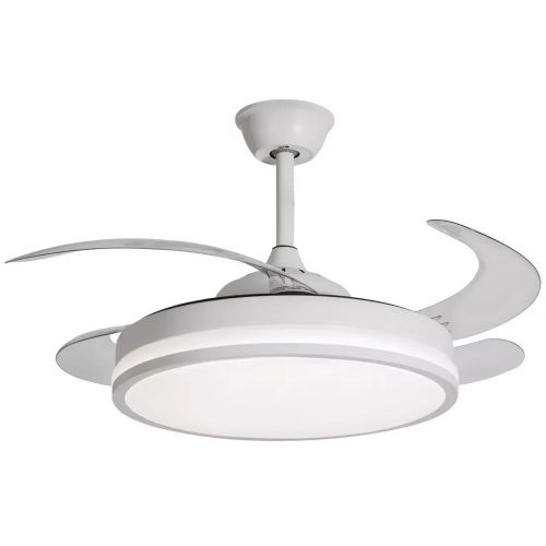 VENTILADOR RETRACTIL "OGAAN" BLANCO/NEGRO OG-VT102536