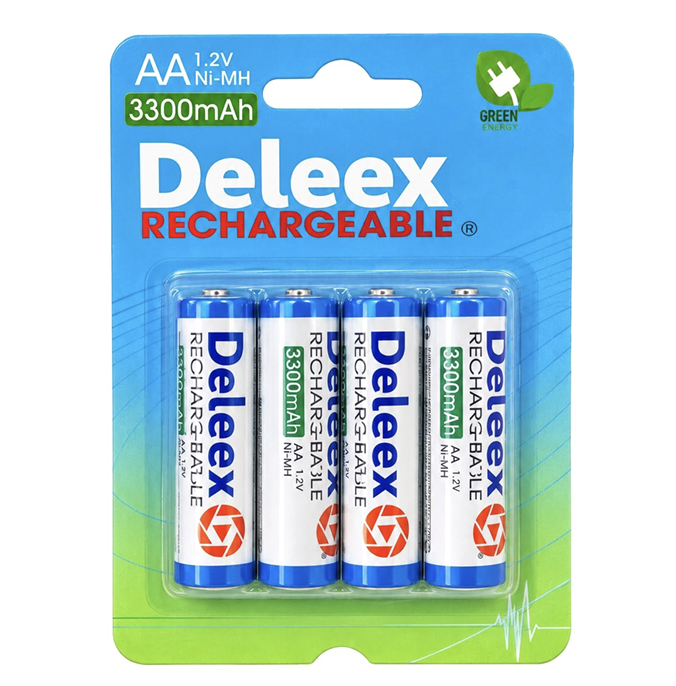 PILA RECARG. 3300MAH DE LITIO AA X 4PCS D9-002