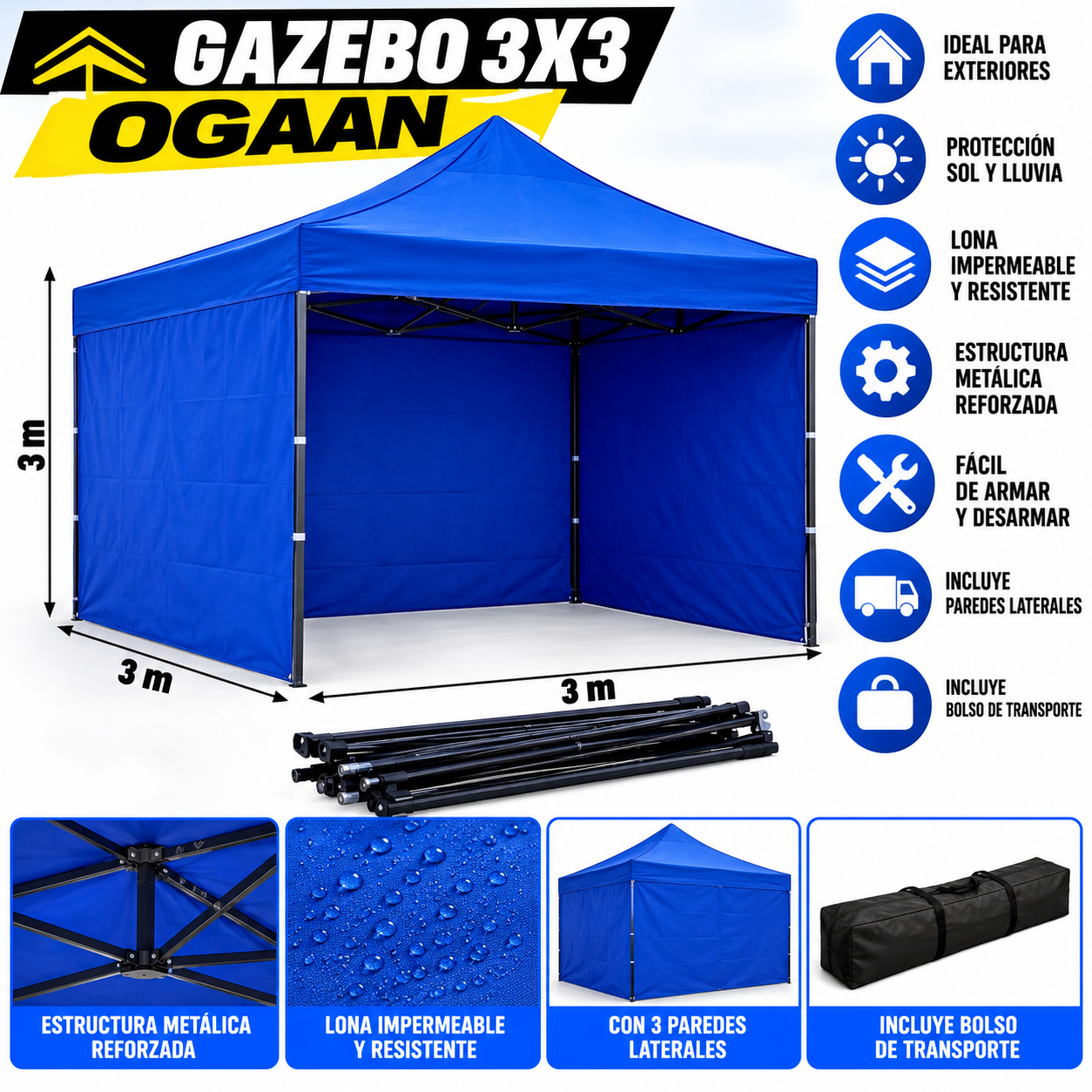 GAZEBO 3X3 "OGAAN"