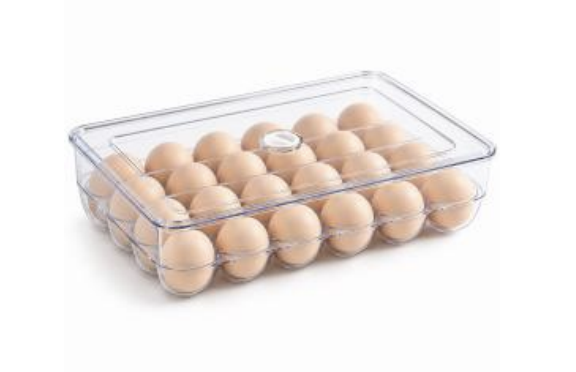 CAJA ORGANIZADORA P/ HUEVOS 12U 32x11x7,5 Cód.: F0059