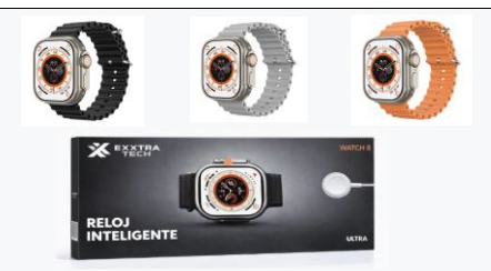RELOJ ULTRA 8 EXXTRA TECH Cód.: XX0017